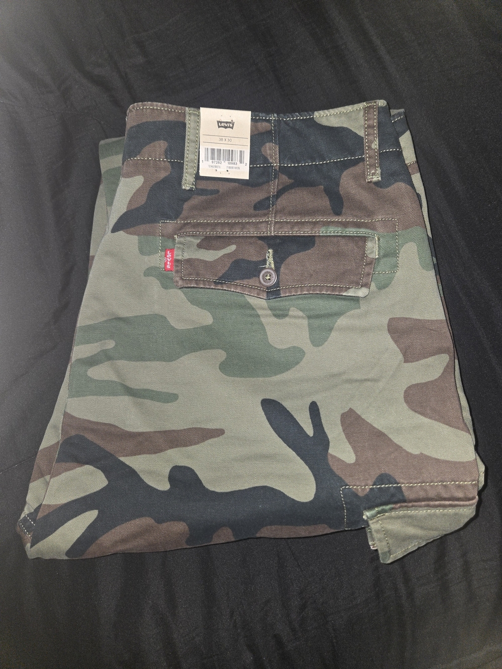 Levi's Men's Cargo Pants - Camouflage Green & Brown